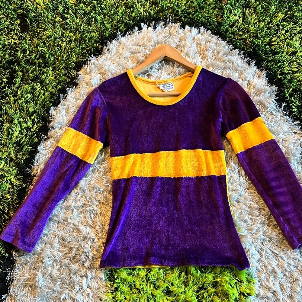 Vintage 70s Marshall Lester Velvet Tee